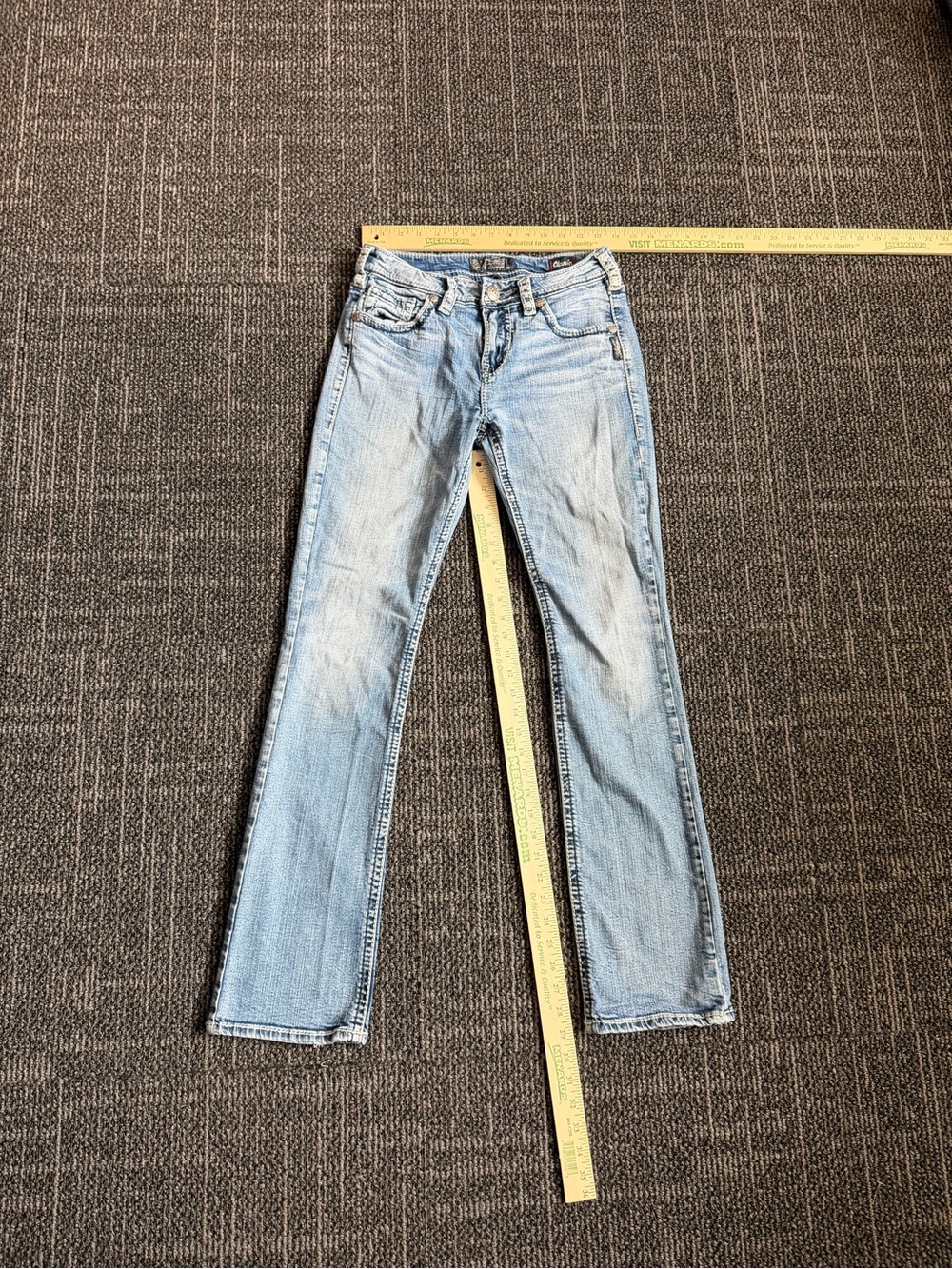 Silver Suki High Baby Boot Jeans Size 29x33
